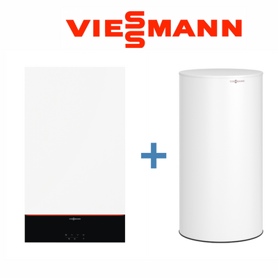 Пакетна пропозиція конденсаційний котел Viessmann Vitodens 100-W тип B1HF + водонагрівач Vitocell 100-W тип CVAА на 200л (Z023197) Z023197 фото